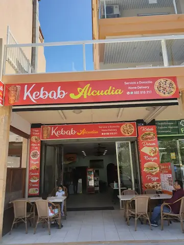 Alcudia Kebab & Pizza ( Halal ) Kebab pizza